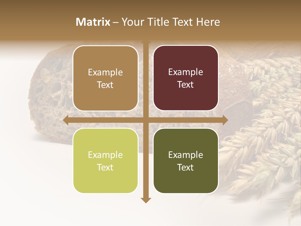 Natura Pola Kromka Chleba PowerPoint Template