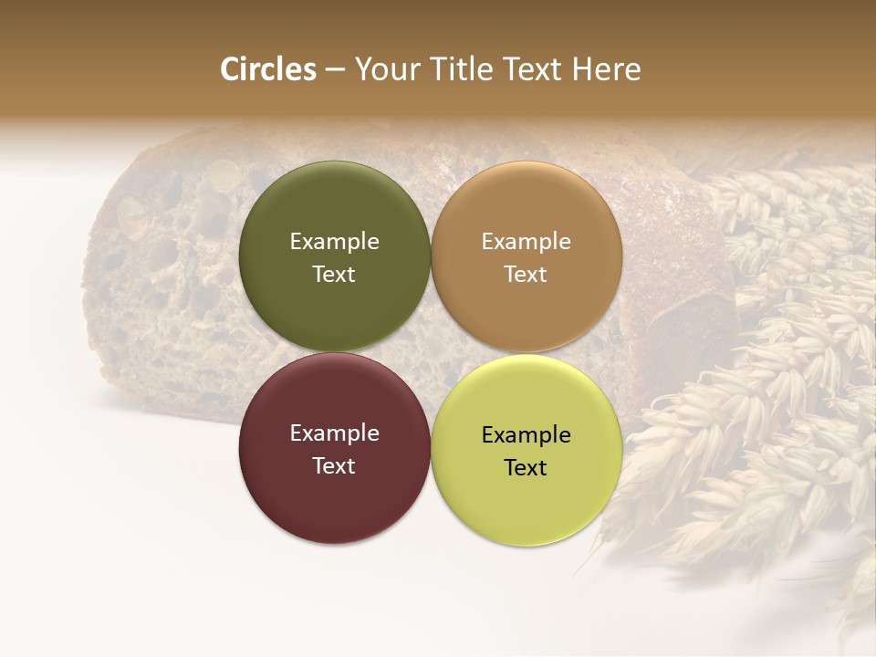 Natura Pola Kromka Chleba PowerPoint Template