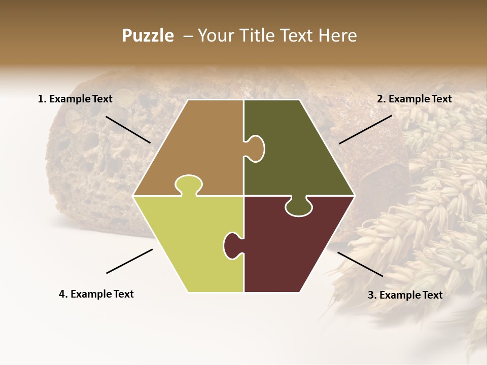 Natura Pola Kromka Chleba PowerPoint Template