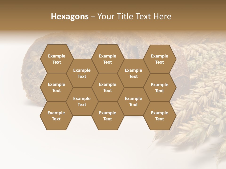 Natura Pola Kromka Chleba PowerPoint Template