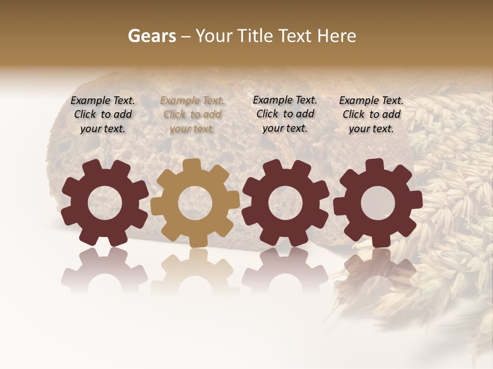 Natura Pola Kromka Chleba PowerPoint Template