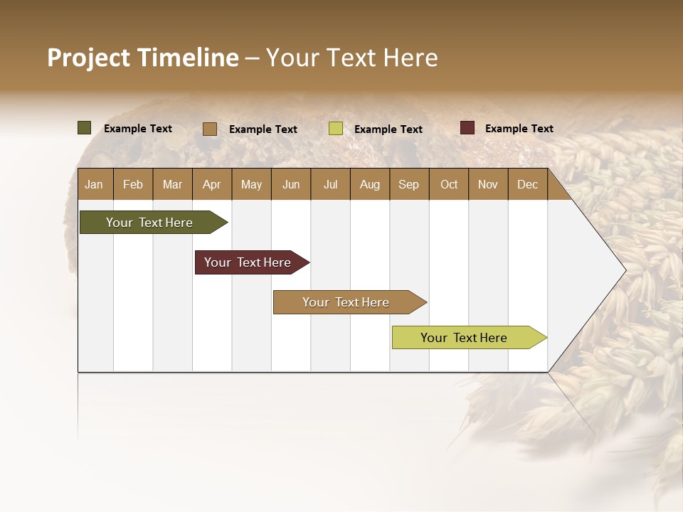 Natura Pola Kromka Chleba PowerPoint Template
