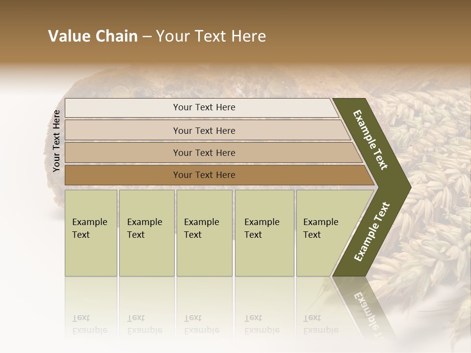 Natura Pola Kromka Chleba PowerPoint Template