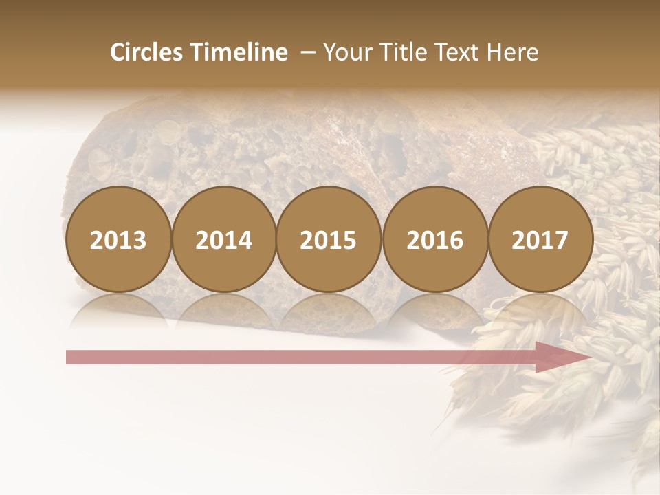 Natura Pola Kromka Chleba PowerPoint Template