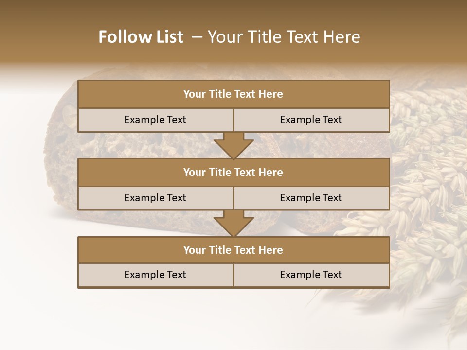 Natura Pola Kromka Chleba PowerPoint Template