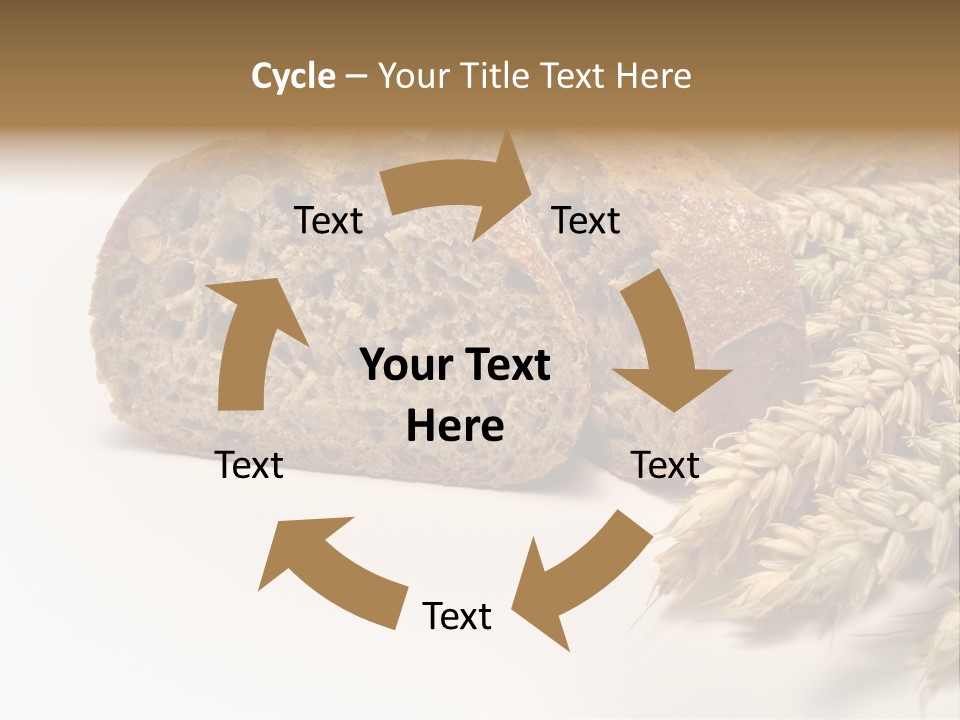 Natura Pola Kromka Chleba PowerPoint Template