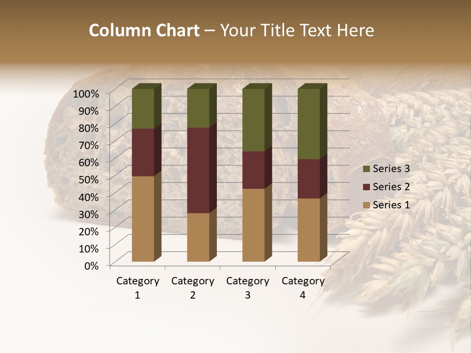 Natura Pola Kromka Chleba PowerPoint Template