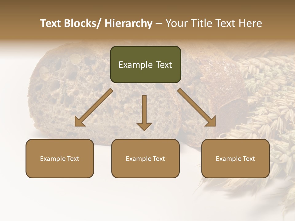 Natura Pola Kromka Chleba PowerPoint Template