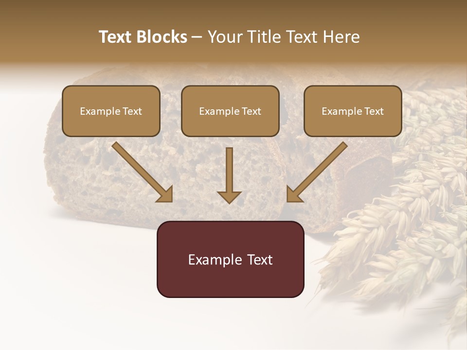 Natura Pola Kromka Chleba PowerPoint Template