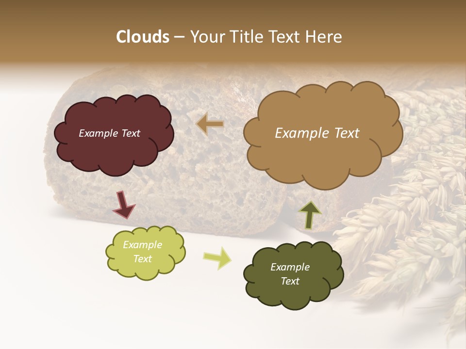 Natura Pola Kromka Chleba PowerPoint Template