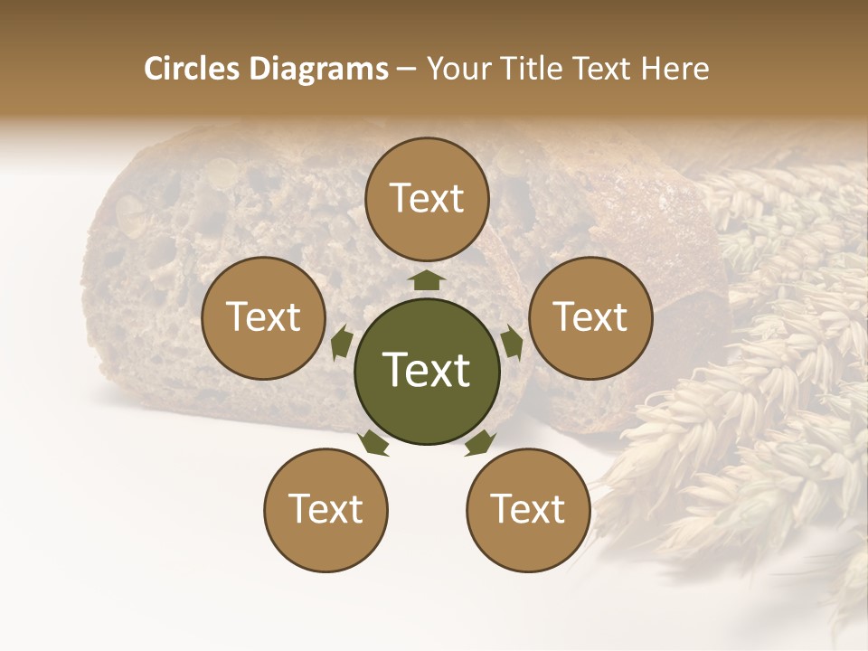 Natura Pola Kromka Chleba PowerPoint Template