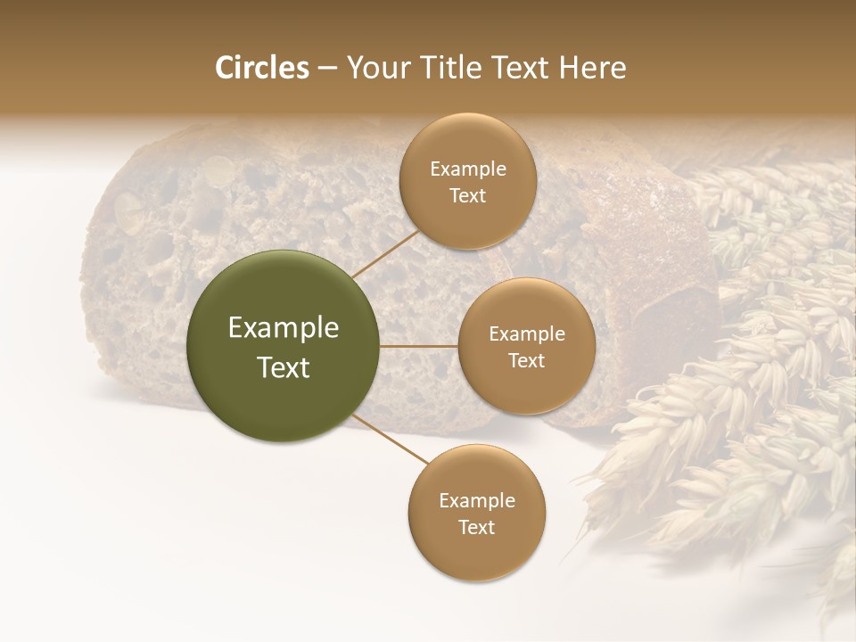Natura Pola Kromka Chleba PowerPoint Template