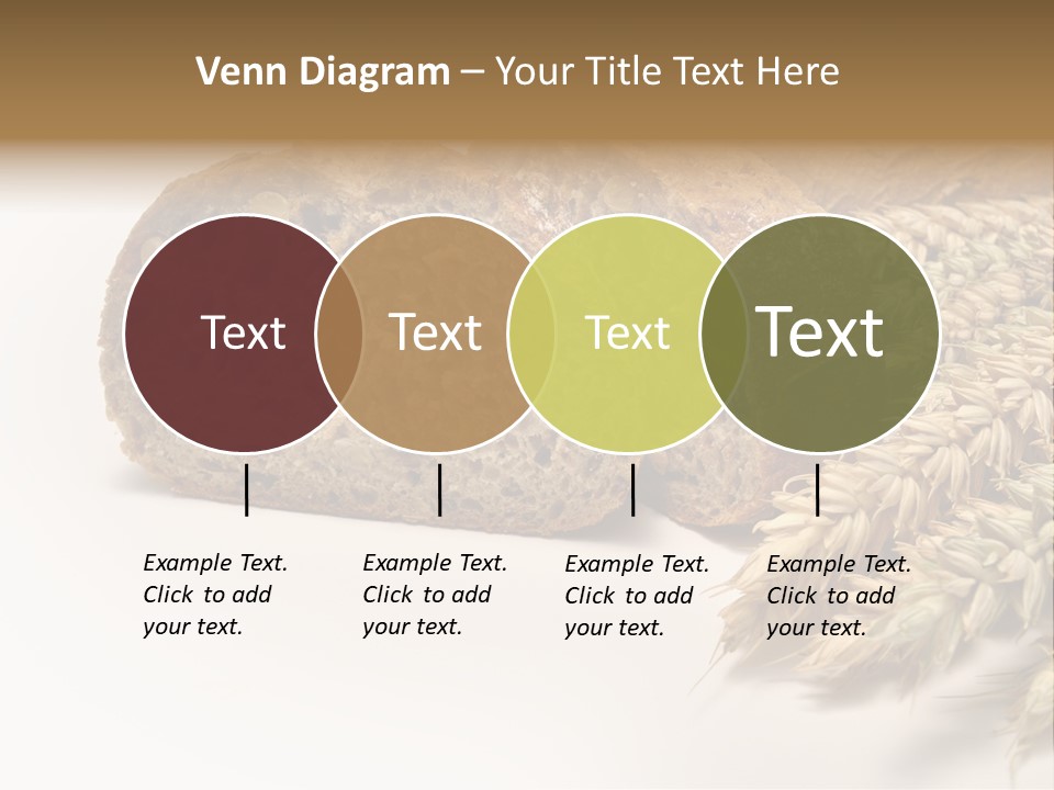 Natura Pola Kromka Chleba PowerPoint Template