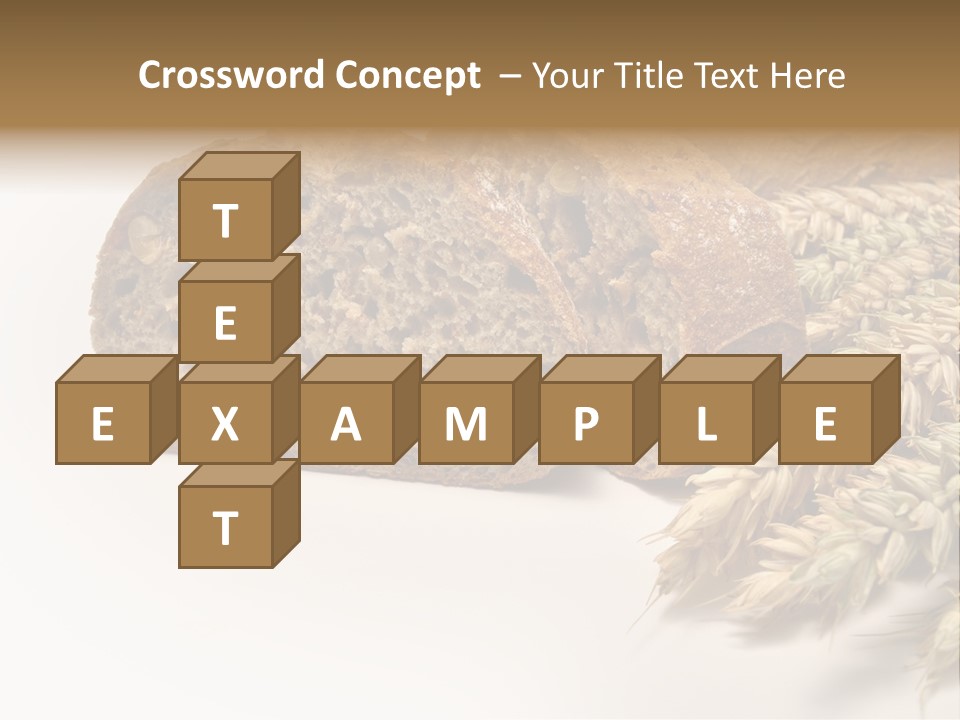 Natura Pola Kromka Chleba PowerPoint Template