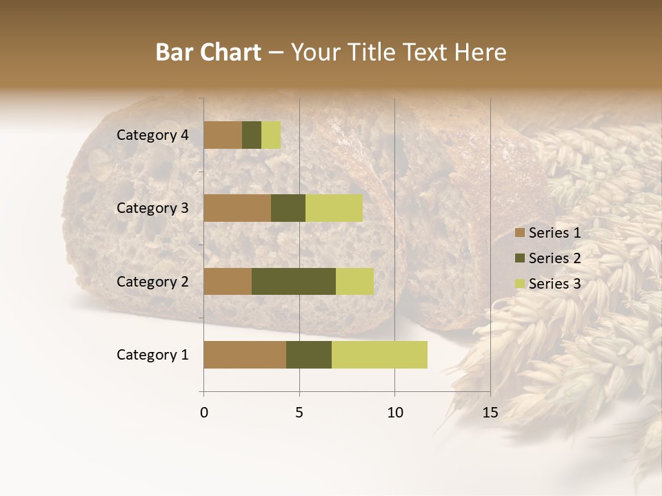 Natura Pola Kromka Chleba PowerPoint Template