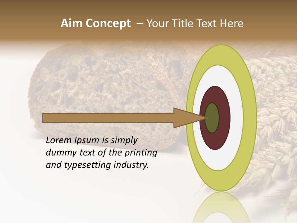 Natura Pola Kromka Chleba PowerPoint Template