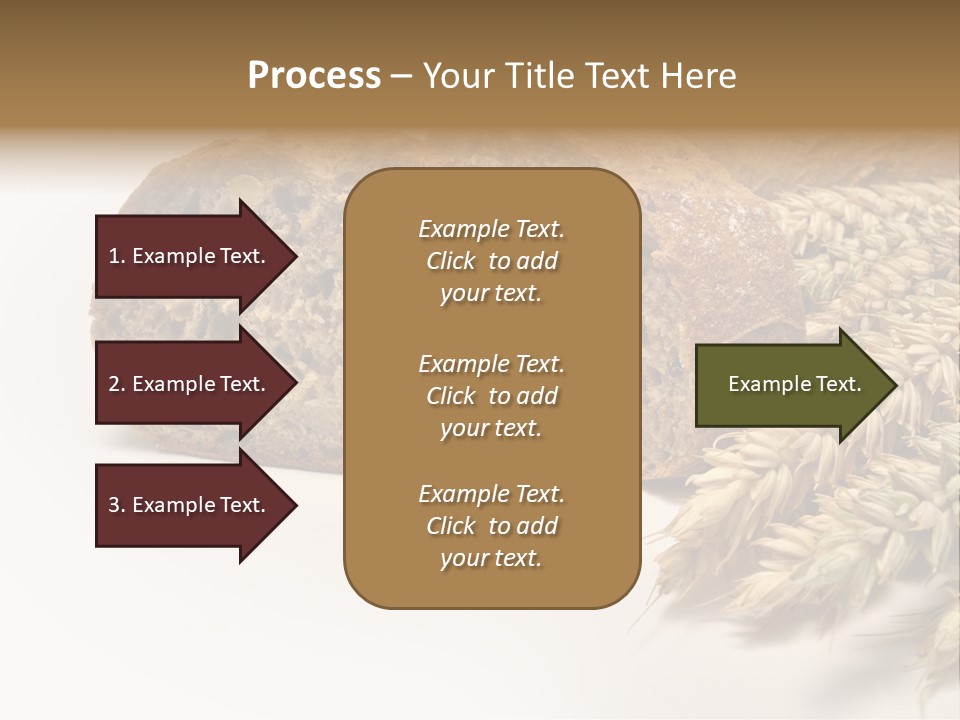 Natura Pola Kromka Chleba PowerPoint Template
