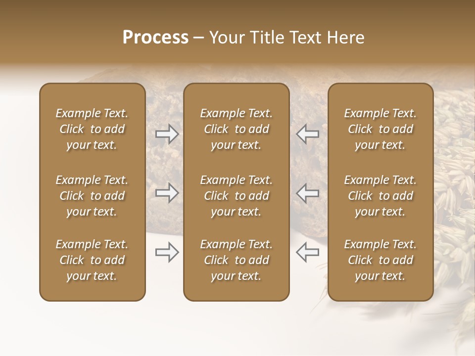 Natura Pola Kromka Chleba PowerPoint Template