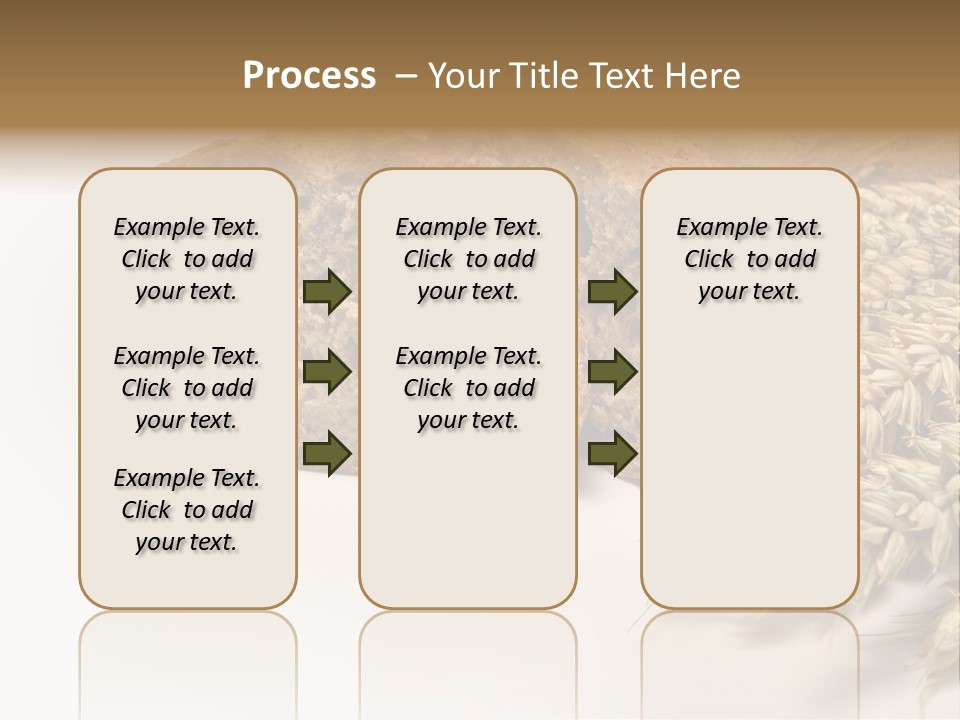 Natura Pola Kromka Chleba PowerPoint Template