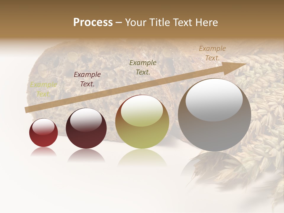 Natura Pola Kromka Chleba PowerPoint Template