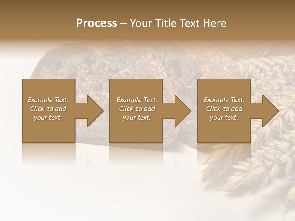 Natura Pola Kromka Chleba PowerPoint Template