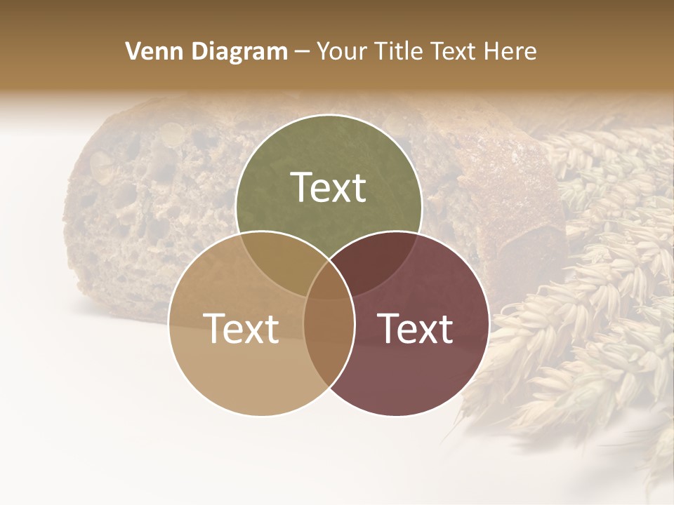 Natura Pola Kromka Chleba PowerPoint Template