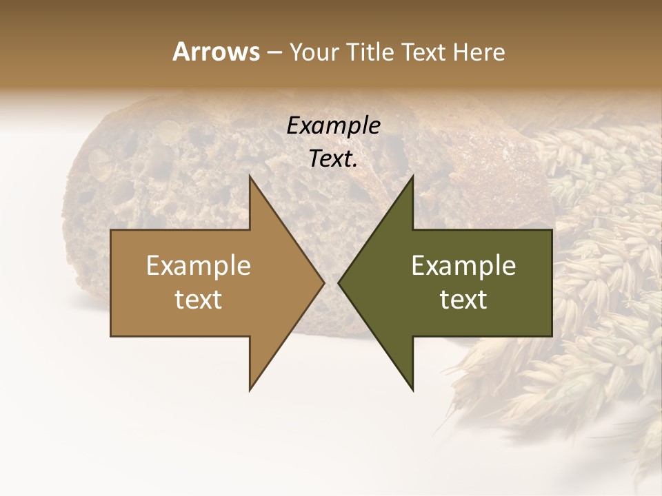 Natura Pola Kromka Chleba PowerPoint Template