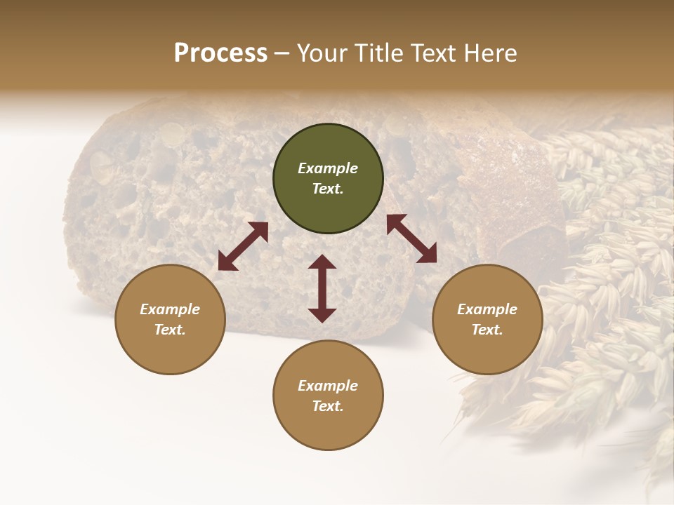 Natura Pola Kromka Chleba PowerPoint Template