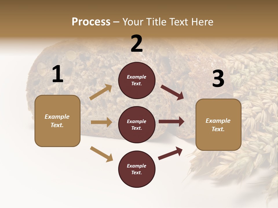 Natura Pola Kromka Chleba PowerPoint Template