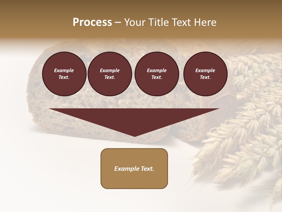 Natura Pola Kromka Chleba PowerPoint Template