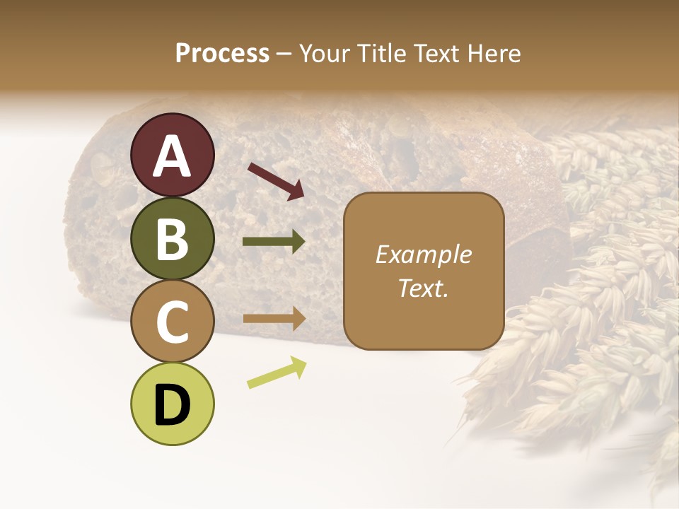 Natura Pola Kromka Chleba PowerPoint Template