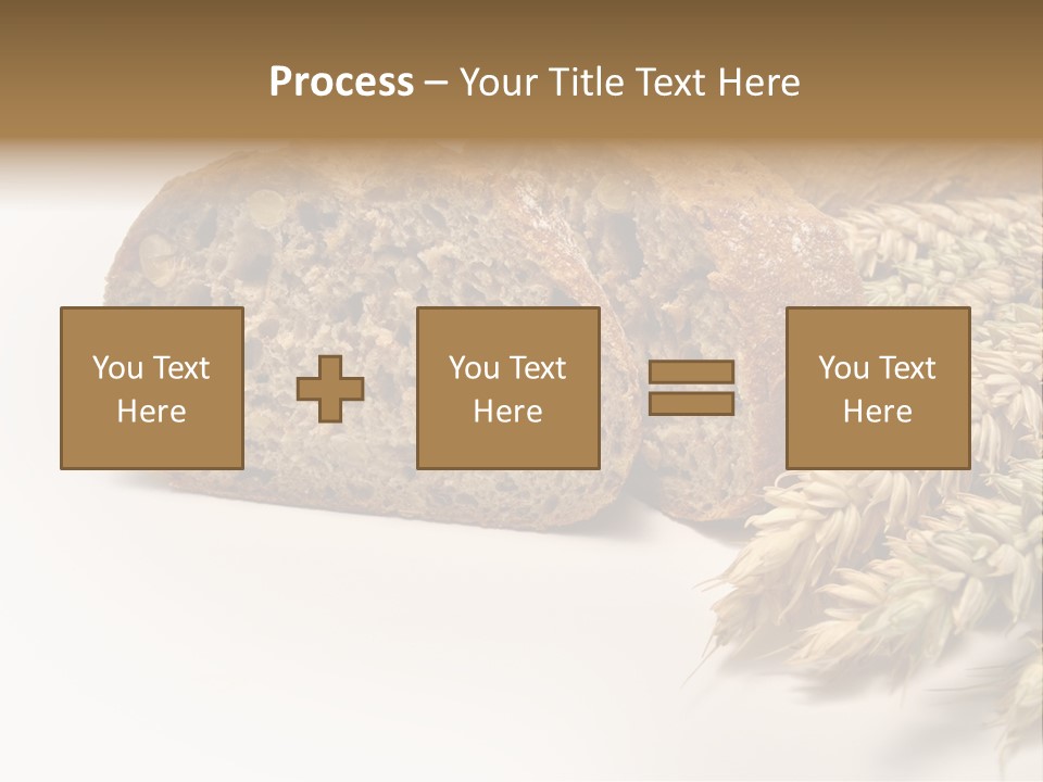 Natura Pola Kromka Chleba PowerPoint Template