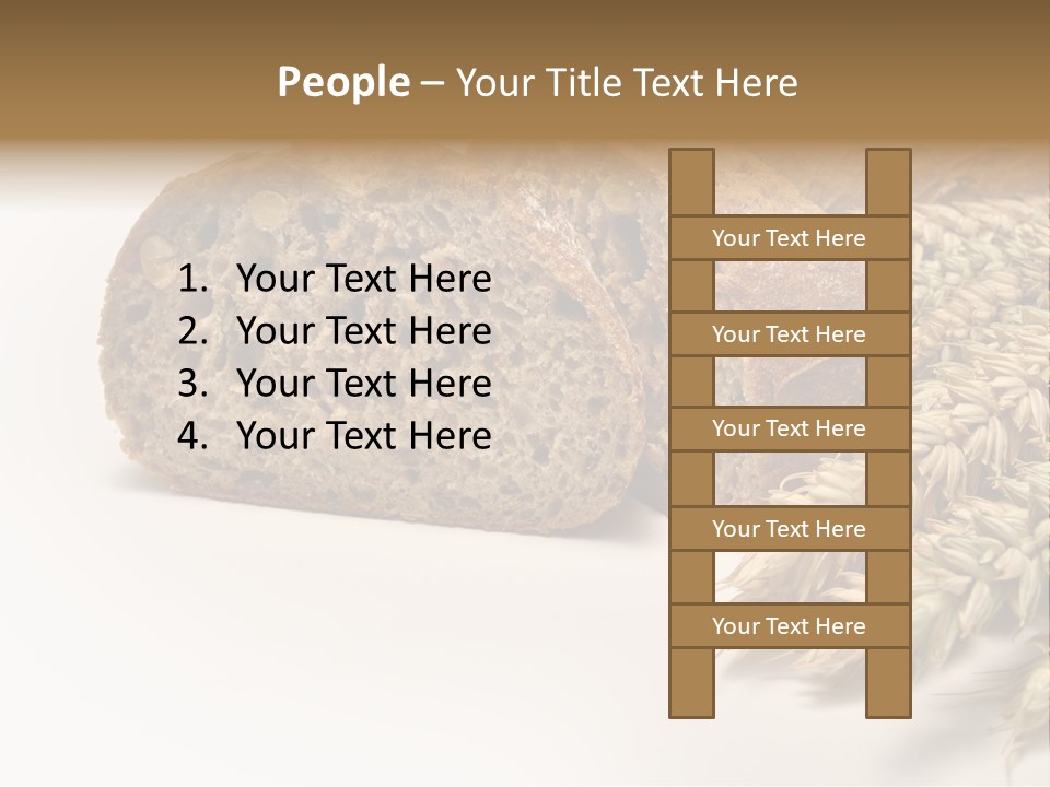 Natura Pola Kromka Chleba PowerPoint Template