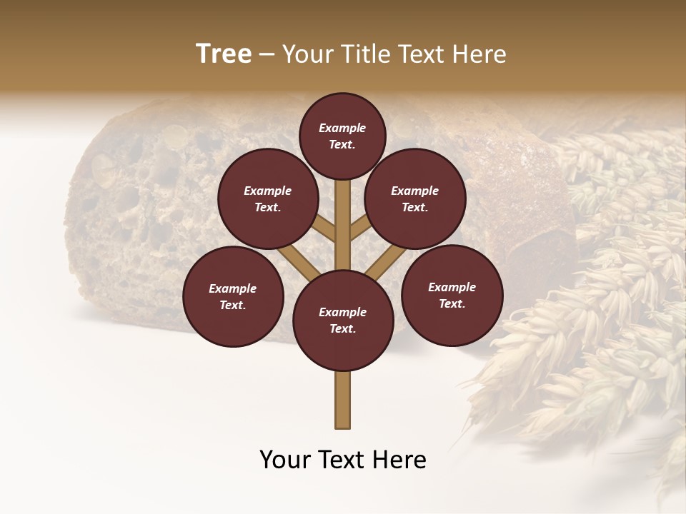 Natura Pola Kromka Chleba PowerPoint Template