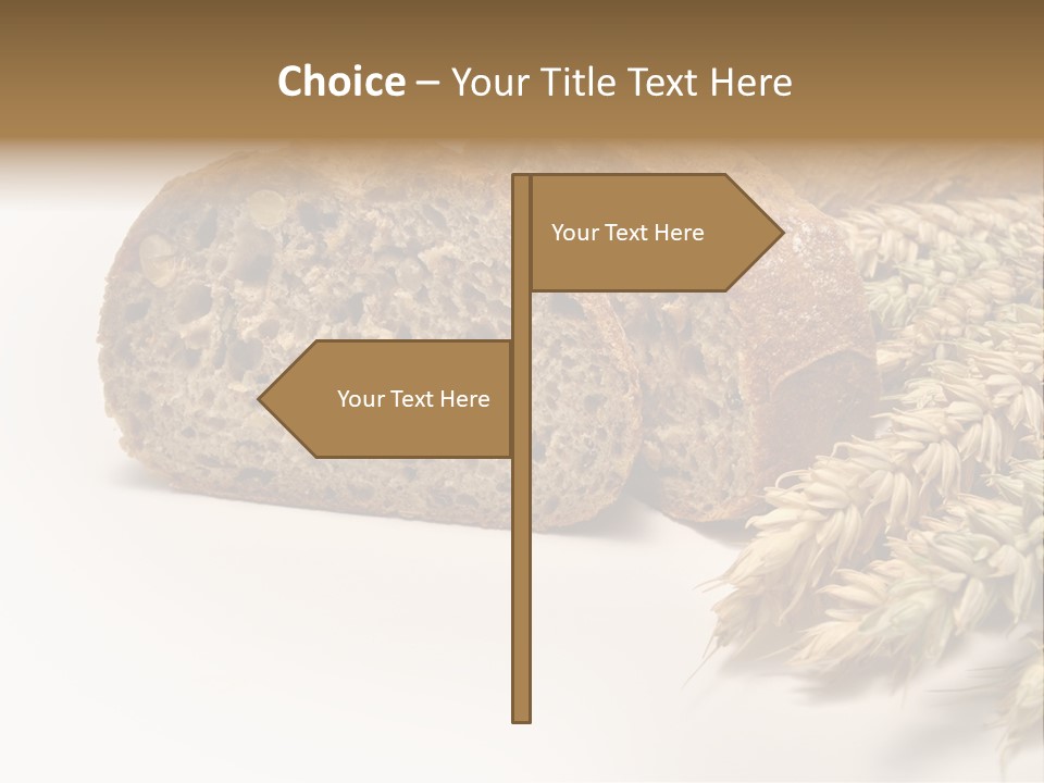 Natura Pola Kromka Chleba PowerPoint Template