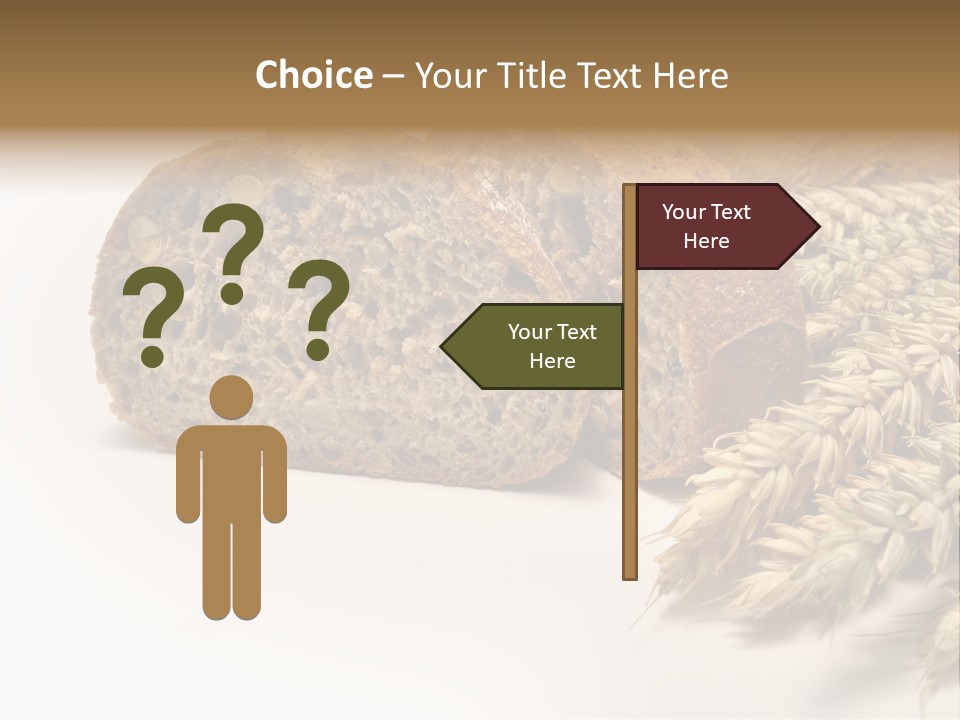 Natura Pola Kromka Chleba PowerPoint Template