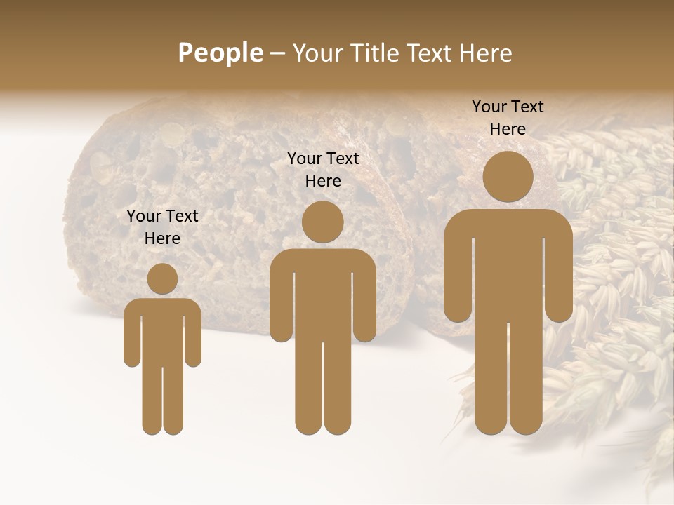 Natura Pola Kromka Chleba PowerPoint Template