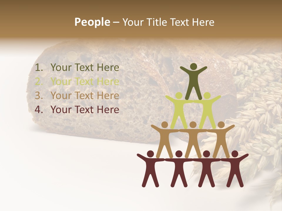 Natura Pola Kromka Chleba PowerPoint Template