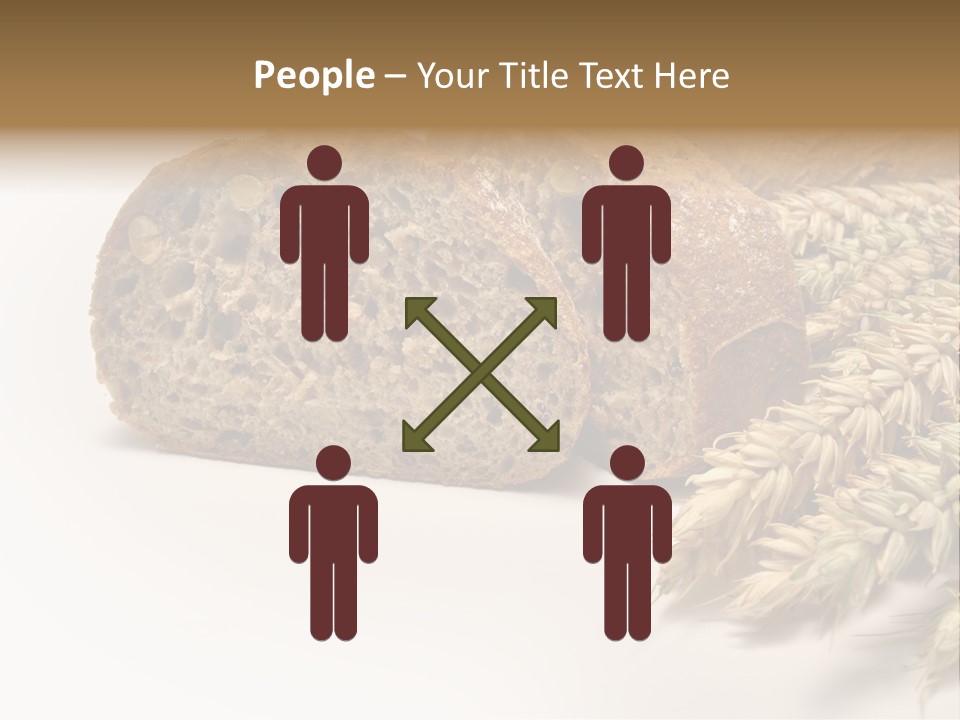 Natura Pola Kromka Chleba PowerPoint Template