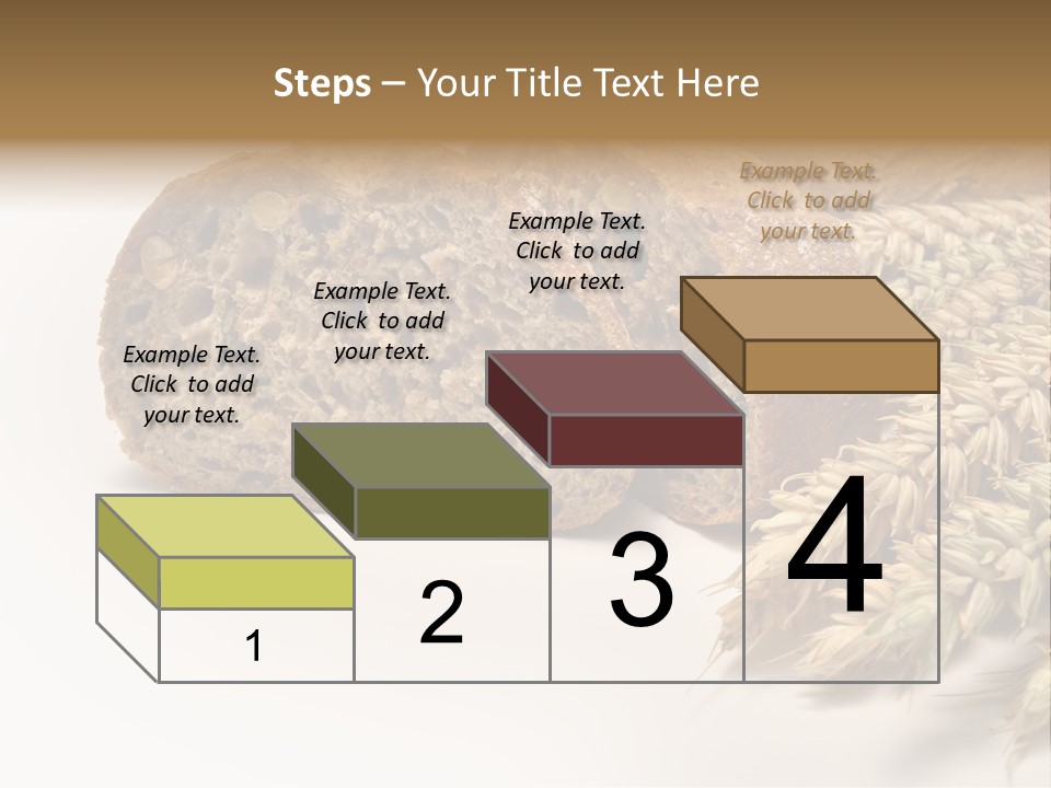 Natura Pola Kromka Chleba PowerPoint Template