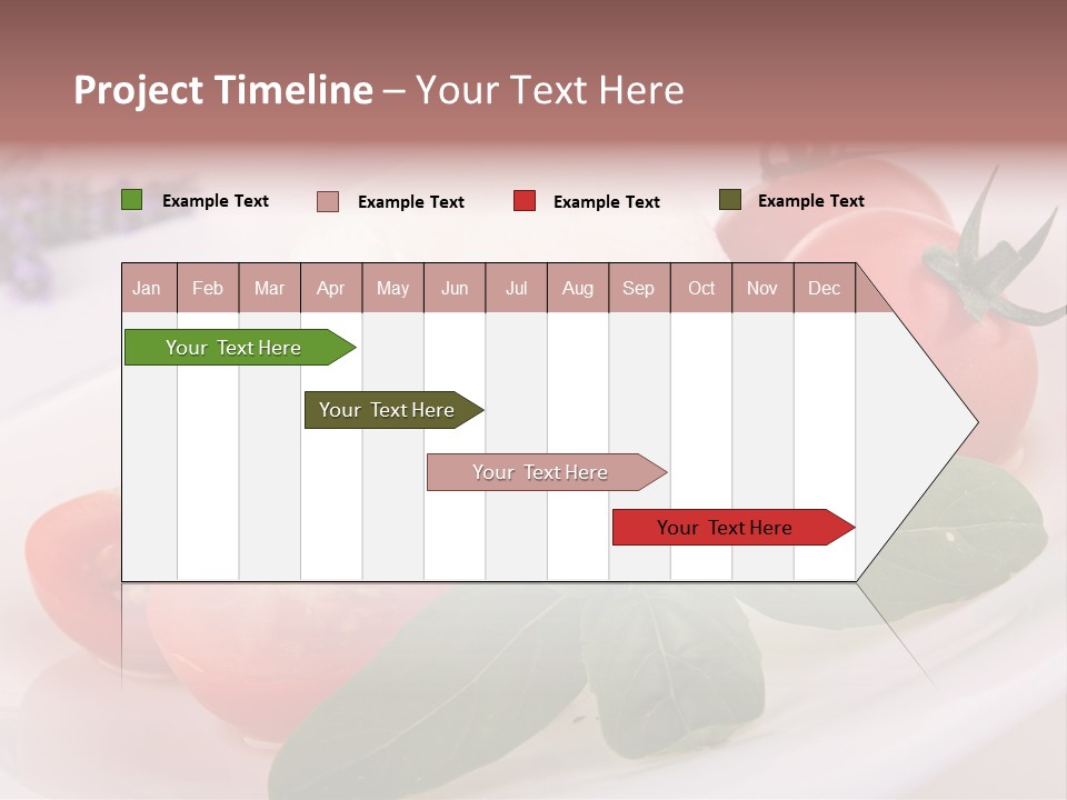 Cuisine Mozza Basilic PowerPoint Template
