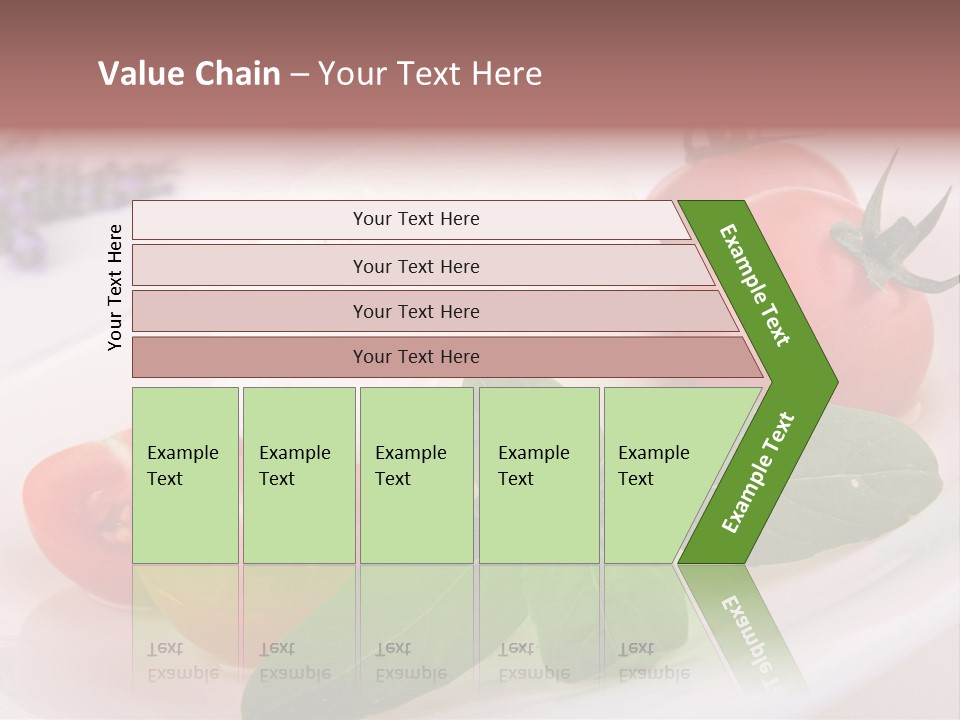 Cuisine Mozza Basilic PowerPoint Template