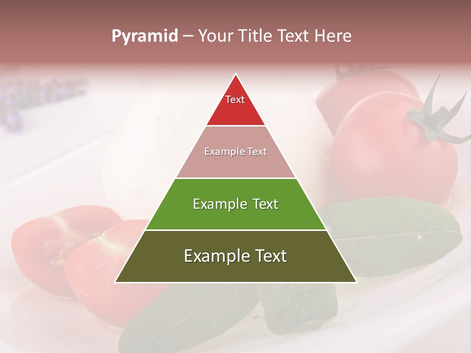 Cuisine Mozza Basilic PowerPoint Template