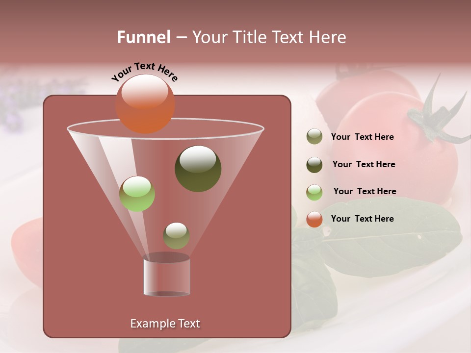 Cuisine Mozza Basilic PowerPoint Template