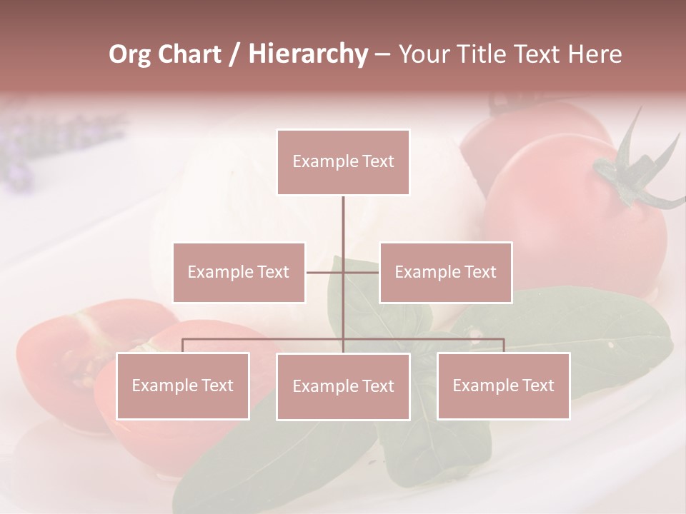 Cuisine Mozza Basilic PowerPoint Template