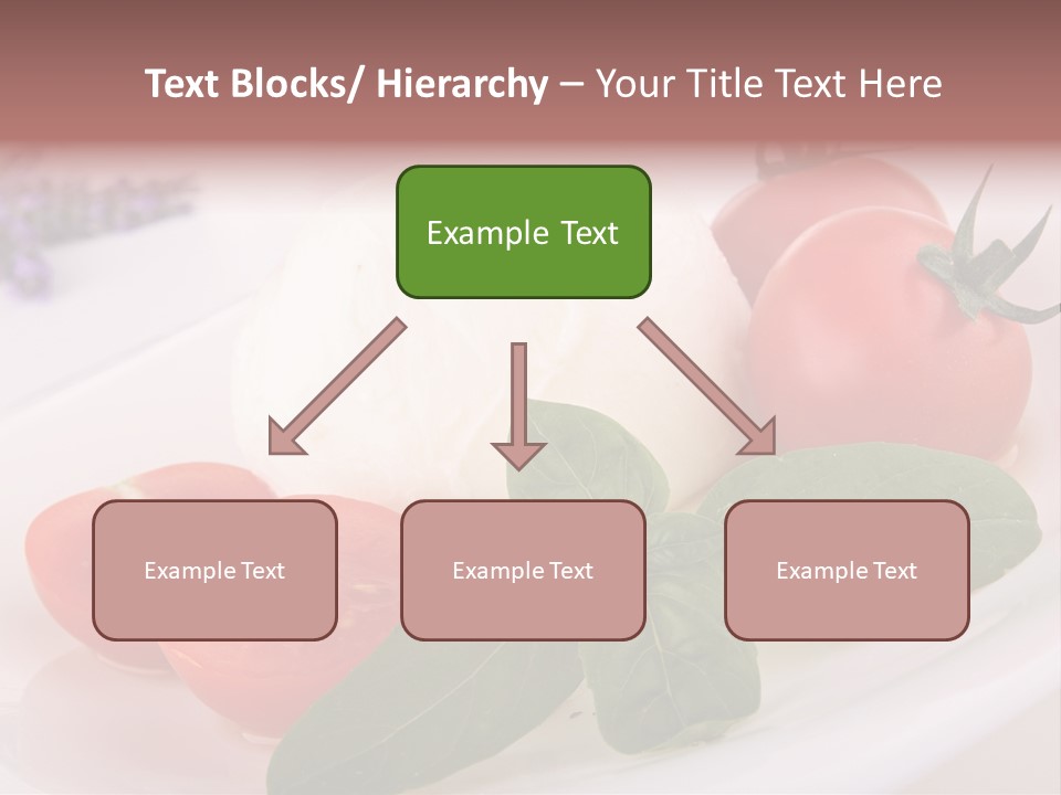 Cuisine Mozza Basilic PowerPoint Template