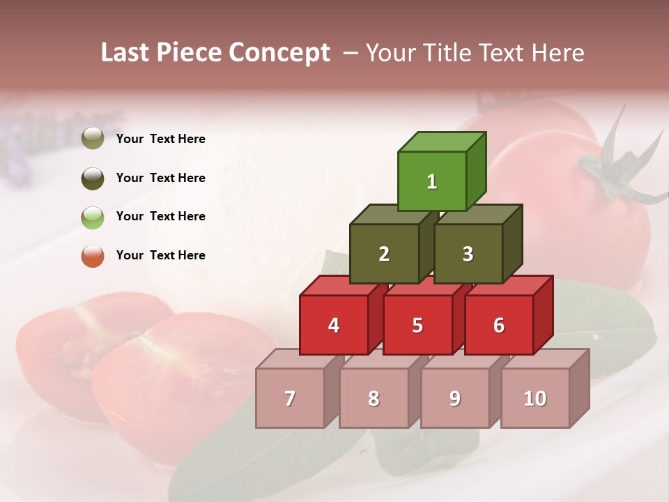 Cuisine Mozza Basilic PowerPoint Template