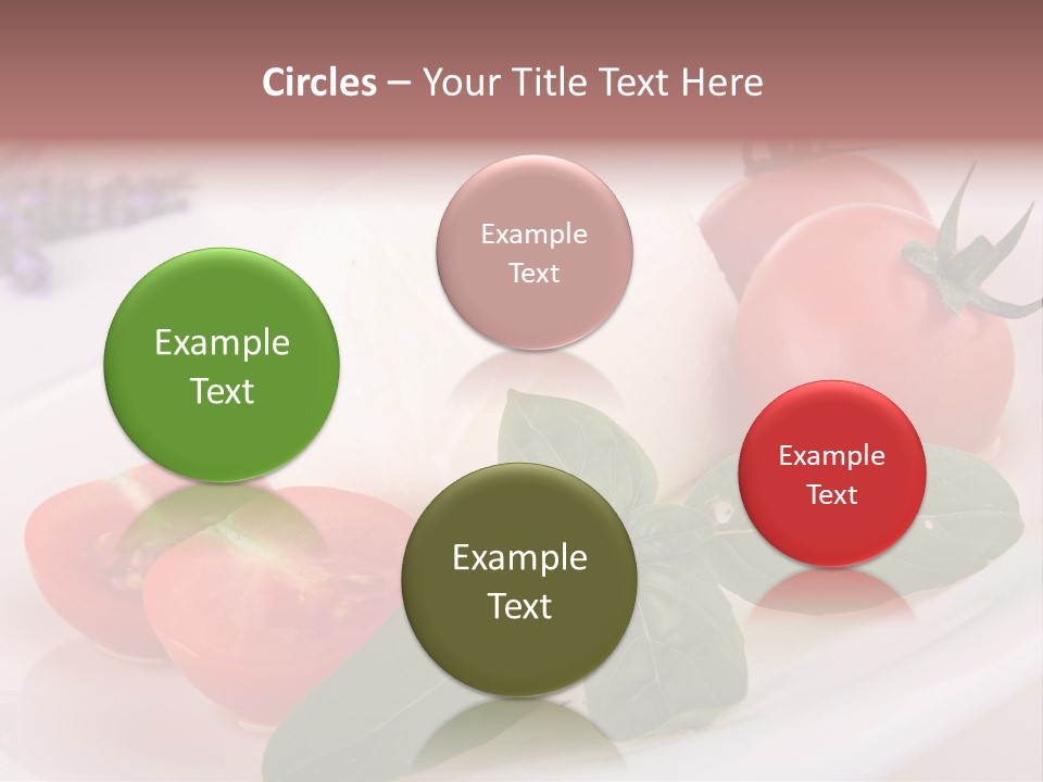 Cuisine Mozza Basilic PowerPoint Template