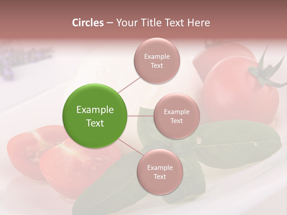Cuisine Mozza Basilic PowerPoint Template