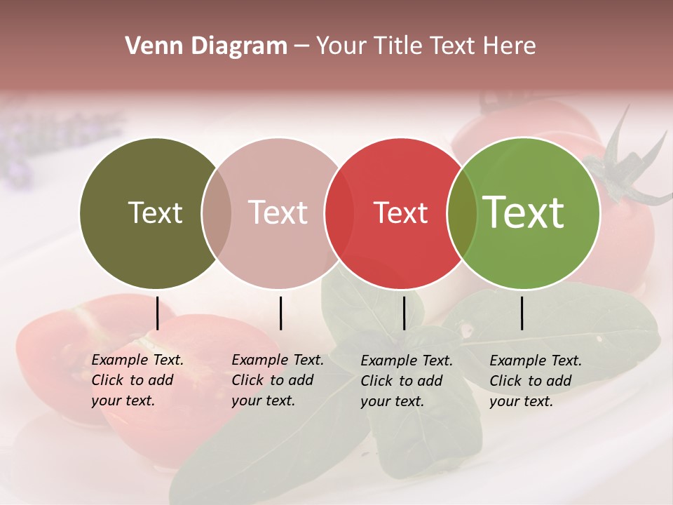 Cuisine Mozza Basilic PowerPoint Template